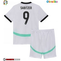 Otroške Nogometnih dresov Avstrija Marcel Sabitzer #9 Gostujoči EP 2024 Kratki rokavi (+ hlače)